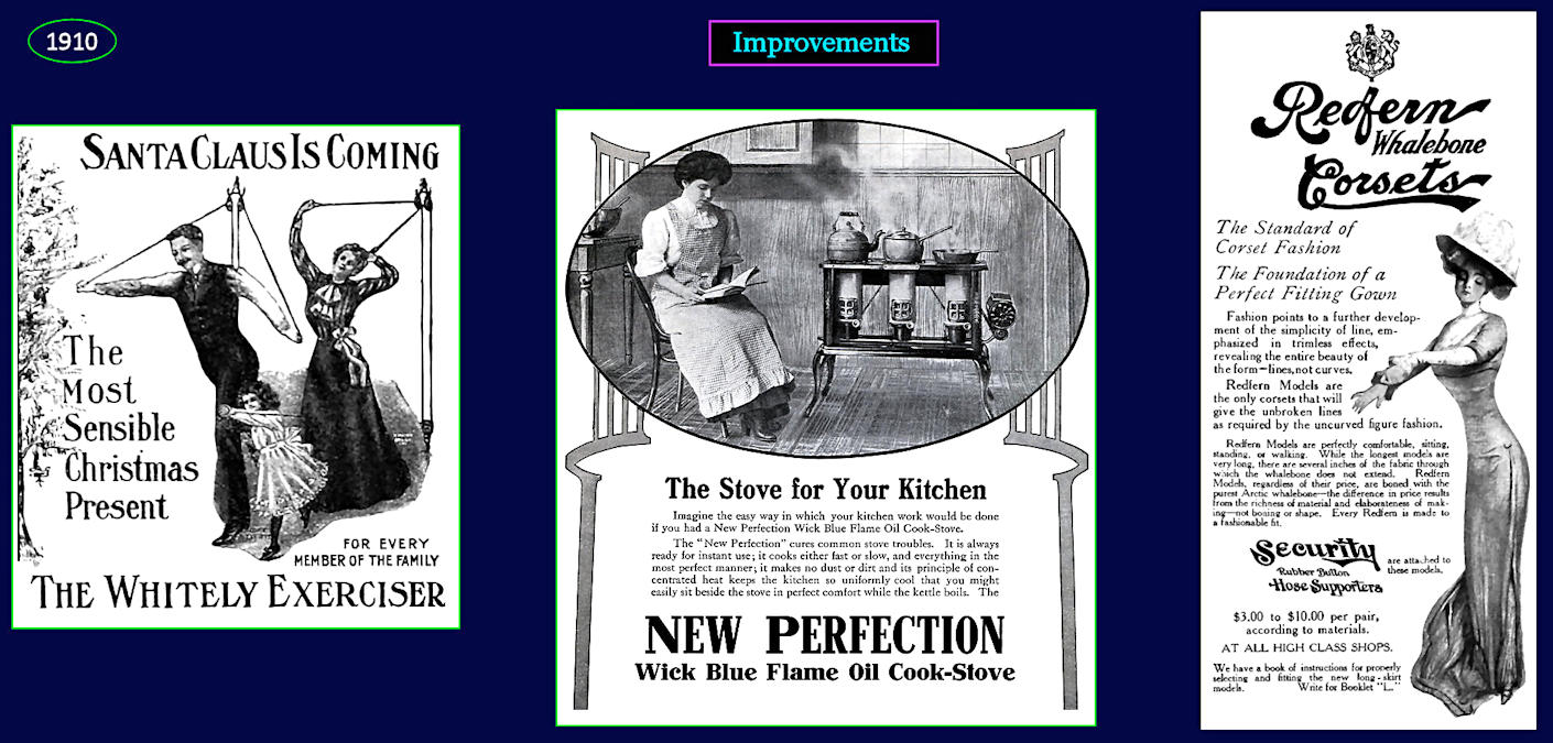 Urban living ads, 1910